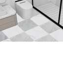 30-Pack 12x12 Inch Peel and Stick Vinyl Floor Tiles, Self Adhesive Waterproof Flooring Planks for Kitchen, Dining Room,Bathroom,Vestibule, Cover 30 Sq. Ft(Grey/Beige Marble,15 Tiles per Color)