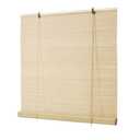 Bamboo Roller Blinds Shades,Outdoor Bamboo Roll Up,Vertical Lifting,Natural,Breathable,Waterproof Roller Shades for Privacy Protection,Sun Shade,Blackout,Ventilation,Easy Installation, 38"W x 47"L