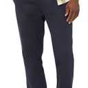Amazon Essentials Men's Relaxed Straight Leg Fleece Open Bottom Sweatpant, Large
