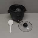 Oster 6-Cup Rice Cooker with Steamer Tray, Electric Rice Maker, Automatic Keep Warm, Nonstick Inner Pot, Black