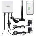 WiFi Energy Monitor with 2 * 120A Clamps, Real-Time Electricity Tracking, Smart Home Power Management,WiFi Meter Solar/Net Metering, Home Energy Automation and Control