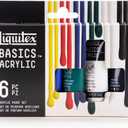 Liquitex BASICS Acrylic Paint Set, 6 x 22ml (0.74-oz) Tube Paint Set, Primary