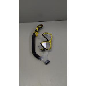 Cressi Snorkeling Combo For Adults, Black/Yellow Cressi Snorkeling Combo For Adults, Black/Yellow
