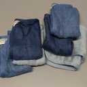 6-Pack Baby Washcloths  Soft Absorbent Viscose from Bamboo Washcloths for Face, Body, Baby Towels for Newborn, Kids, Toddlers, Infant, Gentle on Sensitive Skin, 10x10 Reusable Face Towels (Depths)