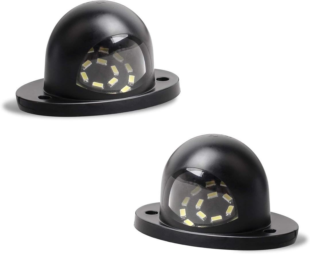 RUXIFEY LED License Plate Light Tag lights Compatible with Dodge Ram 1500 2500 3500 1994-2001 Pickup, 6000K White, Pack of 2