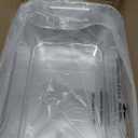 12 Pack Clear Plastic Storage Bins, Pantry Organizers and Storage, Clear Pantry Organizer Bins, Plastic Containers with Handle for Kitchen,Freezer,Cabinet,Closet,Bathroom Under Sink Storage (Medium)