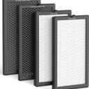 AP400 Official Genuine Replacement Filter Set, 4-Pack with 2 H13 True HEPA Filters and 2 Activated Carbon Filters, Designed by Original Manufacturer, Easy Installation