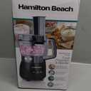 Hamilton Beach Stack & Snap 4-Cup Mini Food Processor & Vegetable Chopper, 250 Watts, for Slicing, Shredding, and Puree, Black (70510)