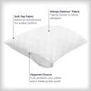 Set of 2 King AllerEase Pillow Protectors - Temperature Balancing, Allergist Recommended - Premium Breathable, Zippered Protectors