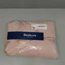 Bedsure Queen Sheet Set - 4 Pieces Soft Queen Size Sheets - Breathable & Cooling - Hotel Luxury - Easy Care Polyester Microfiber Bedding for Women, Men, Dusty Pink