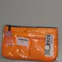 Vercord Purse Organizer Insert for Handbags Bag Organizers Inside Tote Pocketbook Women Nurse Nylon 13 Pockets Orange Medium