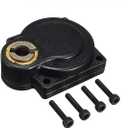 ShareGoo 27mm Electric Roto E-Start Power Starter Drill Plate Nitro Engine Backplate Power Back Cover 11011 Compatible with 1/10 RC Vertex 16/18/21 SH 18/21 Nitro Engine Rotor, Hole Centers 27mm