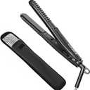 LOVANI Mini Flat Iron Travel Size Nano Titanium Dual Voltage Portable Hair for Worldwide Use 0.5 Inch Straightener with Professional Heat Resistant Travelling Bag