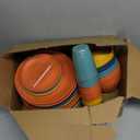 Homienly 40-Piece Premium Wheat Straw Dinnerware Sets, Service for 8, Unbreakable Plates and Bowls Set - Cups Sets, Dinner Plates, Bowls for Kitchen, Dishwasher and Microwave Safe Dishes Set - Multi