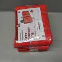 4 x Zober Christmas Tree Storage Bag - Fits 7.5 Ft Artificial Trees - Plastic, Waterproof Christmas Tree Bag For Storage Box For Xmas - Strong, Durable Handles - Label Card Slot - Red