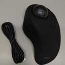 Nulea Wireless Ergonomic Trackball Mouse, Rechargeable, Bluetooth Rollerball Mouse, 44mm Index Finger Trackball, 5 Adjustable DPI, Compatible with PC, Laptop, iPad, Mac, Windows, Android