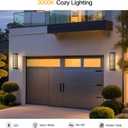 MVBT 23.6" Outdoor Wall Sconce, AC100-240V Hard Wired Outdoor Wall Lights Waterproof, Modern Front Porch Light, 3000K Exterior Lighting Fixture, Wall Light Fixture for House Exterior Patio Outside, Black Gray