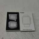 2 Pack Case for Apple Watch Screen Protector, Hard PC Case with Tempered Glass Protective Cover Guard Bumper, Slim Apple Watch Cover for iWatch  44mm-SE 3/SE 2/SE, Series 6/5/4