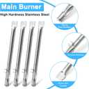 Replacement Parts for Monument Grill 35633 41847NG 24367 24633 17842, A0212804 Cooking Grid A0212926 Main Burner D010012307 Flame Tamer Igniter for 35633 Monument Grill 4-Burner Grill