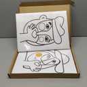 RUURUU 2Pcs Framed Black and White Funny Bathroom Canvas Wall Art Black and White bathroom Modern Abstract Posters Prints Wall Dcor Black and White Pictures Artwork for Guest Toilet Walls 12x16inches