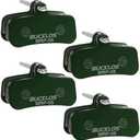 BUCKLOS Bike Disc Brake Pads - Bicycle Disk 4 Piston Pads for Shimano D02S D03S Saint Deore XT XTR SLX Zee/Tektro/TRP for Mountain Bike/Road Bike/Ebike/MTB