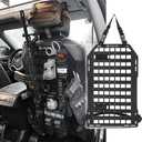 PETAC GEAR Tactical Car Seat Back Organizer | Rigid Molle Panels for Vehicles | Truck Mount Rack Panel for Tactical Gear Accessories.  (Black-1Count)