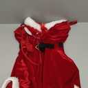 Avidlove Sexy Santa Lingerie for Women Christmas Dress Babydoll Chemise Velvet Costume Outfit Sleepwear (Medium, A-xmas Red)