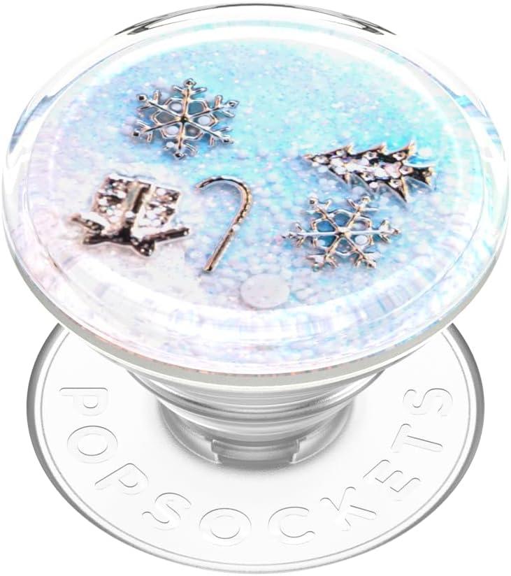 PopSockets Phone Grip with Expanding Kickstand, Adhesive Grip, Cute PopSockets - Tidepool Snowed In