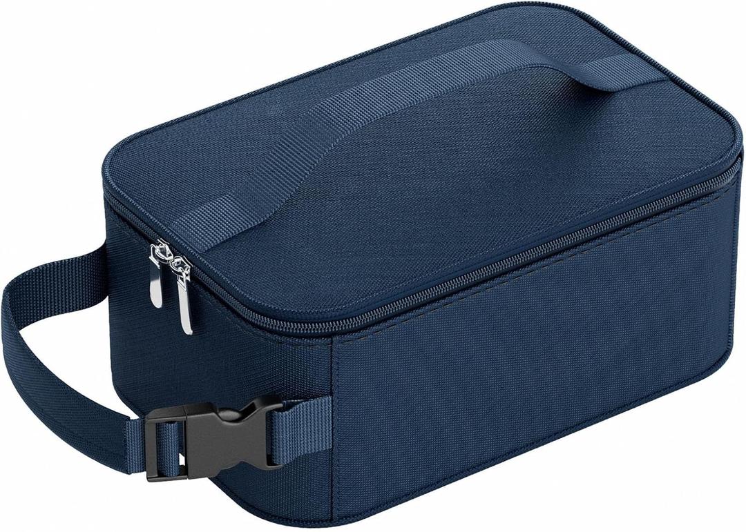HowFly Small Lunch Box for Men- Small Insulated Snack Bag for Kid - Mini Cooler Bag Resuable Freezable Lunch Bags Thermal Lunchbox for Women Kids Work - Navy Blue