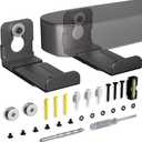 Sound Bar Mounts Under TV, Soundbar Bracket Universal Speaker Wall Mount Shelf Adjust 3.4" to 5.8" for Samsung, Vizio, Lg, Sony, JBL, Bose and More Soundbar Mount Bracket with Hardware Kit (1 Sets)