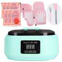 Paraffin Wax Machine for Hand and Feet - 3500ml Hot Wax Hand Wax Machine with 6 Pcs Paraffin Bath Wax, Auto-time and Keep Warm Paraffin Hand Wax Machine(Blue)