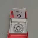 Smart Ring for Women Man, Enamel Flower Pattern Health Tracker Ring, Sleep&Exercise Monitor, IP68 Waterproof Activity Trackers, Fitness Ring with Charging Case and Ring Protector