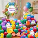 500PCS Fillable Plastic Easter Eggs, Empty Easter Eggs for Egg Hunt, Party Favors, Basket Stuffers, Classroom Prizes, Holiday Decorations