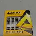 AUXITO 194 LED Light Bulb 6000K White 168 2825 W5W T10 Wedge 24-SMD 3014 Chipsets LED Replacement Light Kit Error Free for Car Interior Dome Map Door License Marker Lights, Pack of 10