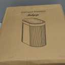 2 Pack 5 Gallon Bathroom Can with Lid, Automatic Motion Sensor White Can, Touchless Slim Waterproof Garbage Bin for Kitchen, Bedroom, Office, and Bathroom