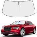 Proadsy 2026 Upgrade Front Windshield Sun Shade Foldable Sunshade Protector Sun Visor Custom Fit Chrysler 300 300C 2011-2023 Accessories