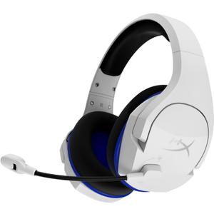 HyperX HHSS1C-KB-WT/G Cloud Stinger Core  Wireless Gaming Headset, for PS4, PS5, PC, Lightweight, Durable Steel Sliders, Noise-Cancelling Microphone - White