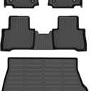 Binmotor-All Weather Car Floor Mats Cargo Liner Set for Lexus NX Hybrid & Plug-in Hybrid 2022-2026 (Only NX350h/ NX450h+)(Cargo Mat for Top Position), Waterproof TPE Car Mats for NX Hybrid Accessories