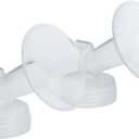 Motif Medical Luna Breast Pump Flange - Comfortable Breast Pump Flanges for Better Milk Flow & Pumping Ease - Ideal Flange Insert for Breastfeeding Moms (2 Shields, 19 mm)