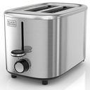 BLACK+DECKER® 2Slice Toaster with 7 Toast Shade Settings, ExtraWide Slots for Bagels, Stainless Steel Exterior Finish