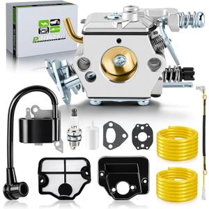 530071987 Carburetor for Husqvarna 136 137 141 142 36 41 Chainsaw for 30039143 545199901 545063901 with Ignition Coil Air Filter Fuel Line Spark Plug Parts