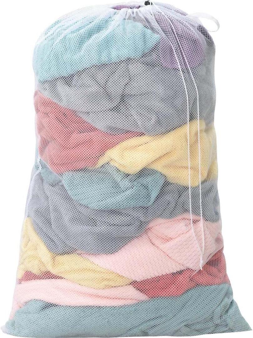 Whitmor Mesh Laundry Bag White
