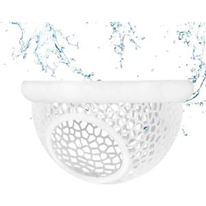 Fish Tank Accessories Betta Hammock Cave & Shrimp Hideout Home, Aquarium Floating Betta Fish Skins for Rest, Through and Relax Aquarium Ornament (White-3.94"x2.36")