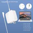 Compatible with Mac Book Pro Charger, 85W 60W Power Adapter L-Tip for MacBook Pro 13 15 17 Inch Before Mid 2012, 6.6FT Cable