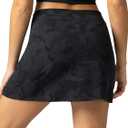 Colorfulkoala Dreamlux Tennis Skirt with Inner Shorts Pockets High Waisted Casual Athletic Golf Skort for Women (Medium, Grey Camouflage)