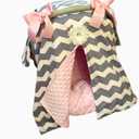 Carseat Cover for Babies Fashionable Newborn Baby Girls Boys Soft Safety Car Seat Breathable Infant Carseat Cover Canopy Nursing Cover Multi use Blanket
