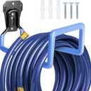PeoMev Hose Holder Wall Mount - Metal Hose Hook Garden Hose Rack Heavy Duty Water Hose Reels for Outside Water Hose, Extension Cords