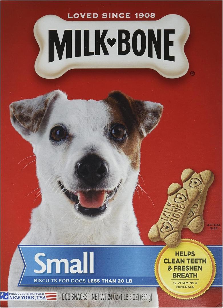 Dog Treats MILKBONE 24OZ SM Dog, Best By 06/02/2026