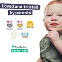 Pura Size 7 Eco-Friendly Diapers (33+lbs) Totally Chlorine Free (TCF) Hypoallergenic, Soft Organic Cotton Comfort, Sustainable, up to 12 Hours Leak Protection, Allergy UK,1 Pack of 17 Diapers