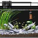 5 Gallon Fish Tank Aquarium Kit with Filter, Heater, LED Light with Timer, Siphon Vacuum Cleaner, Lid, Self-Cleaning Glass Rimless Betta Tank